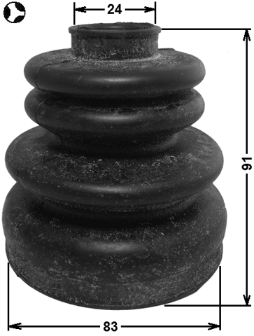 2215-MAGT - BOOT INNER CV JOINT KIT 83X91X24