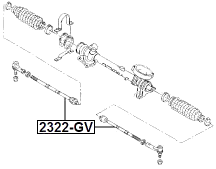 2322-GV - STEERING TIE ROD