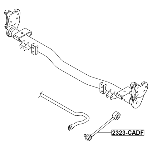 2323-CADF - FRONT STABILIZER LINK / SWAY BAR LINK