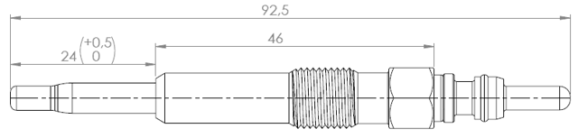 23642-001 - GLOW PLUG