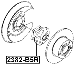 2382-B5R - REAR WHEEL HUB