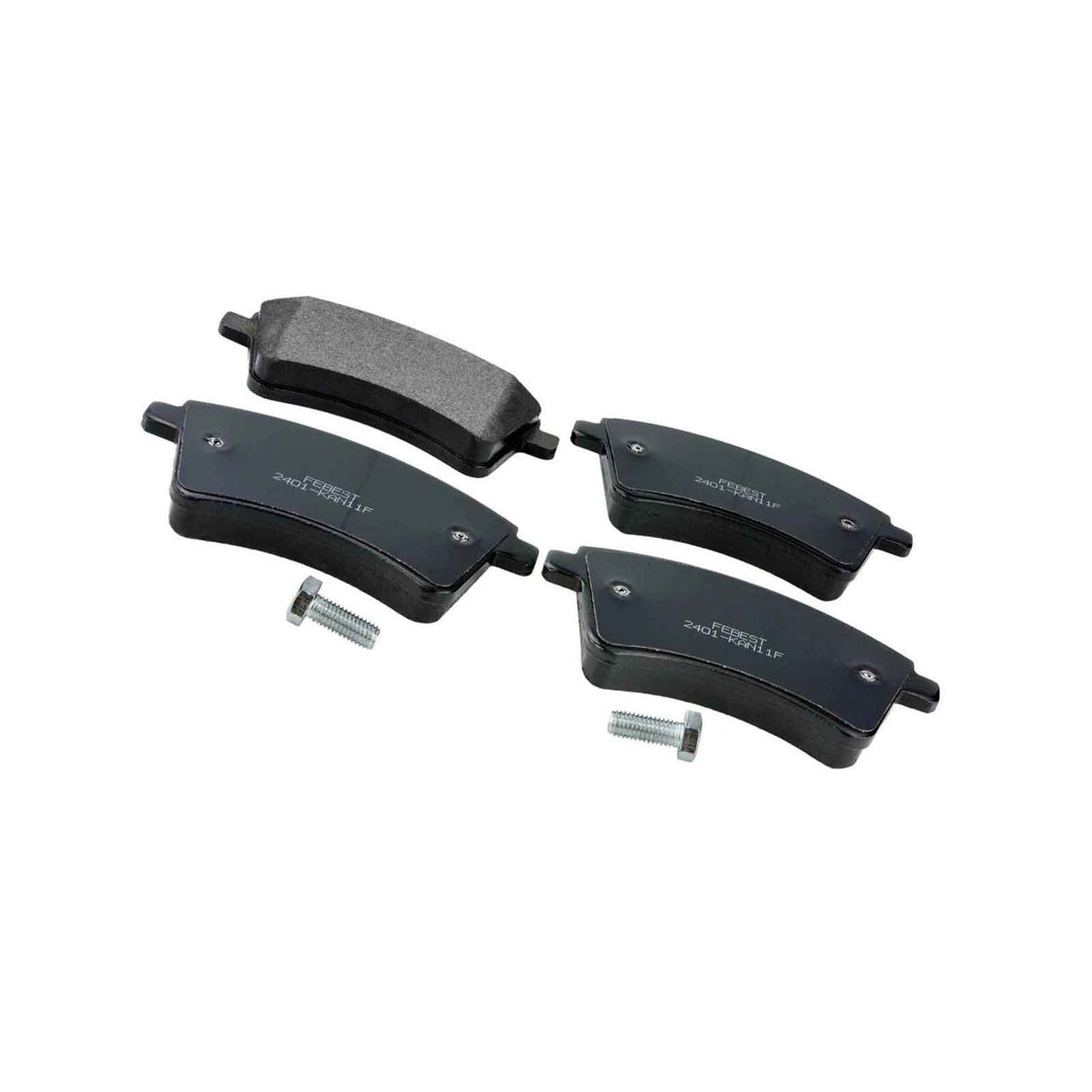 2401-KANIIF - PAD KIT, DISC BRAKE, FRONT - KIT (INCLUDING BOLTS, WITH ANTI SQUEAL SHIM) Braking System, Brake Pads