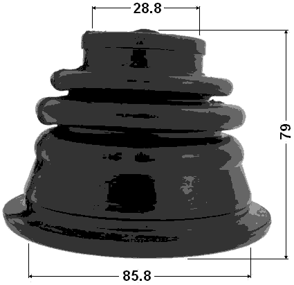 2415-01LH - BOOT INNER CV JOINT LEFT KIT 85.8X79X28.8