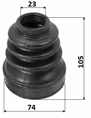 2415-KANGIIT - BOOT INNER CV JOINT KIT 74X105X23