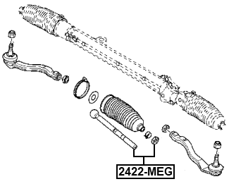 2422-KAN - STEERING TIE ROD