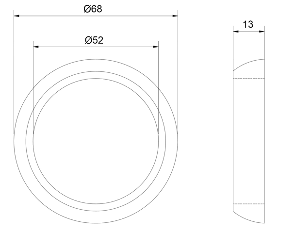 24491-002 - EXHAUST PIPE SEAL (CERAMIC COATING)