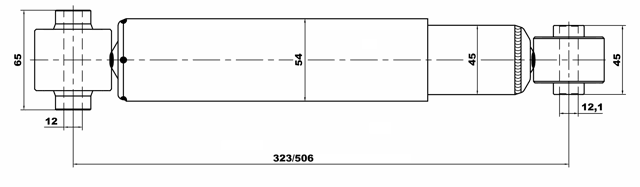 24650921R - REAR SHOCK ABSORBER