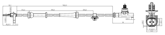 25606-006 - ABS SENSOR FRONT