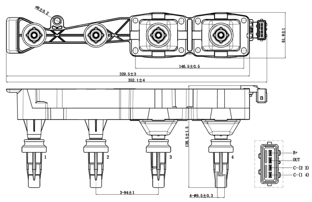 25640-001 - IGNITION COIL