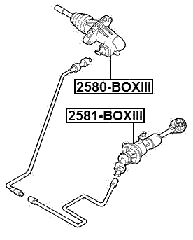 2580-BOXIII - CLUTCH SLAVE CYLINDER