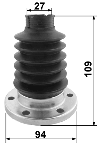 2615-OCT - BOOT INNER CV JOINT KIT 94X109X27