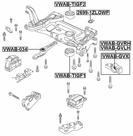 2699-1ZLOWF - INTERMEDIATE PLATE