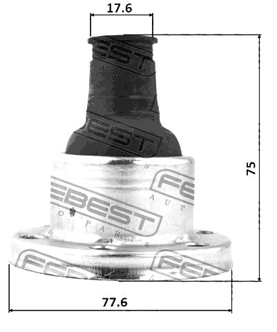 2715-XC90SA - DRIVE SHAFT CV JOINT BOOT