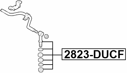 2823-DUCF - FRONT STABILIZER LINK / SWAY BAR LINK