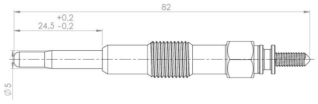 28642-004 - GLOW PLUG