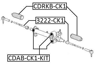 3222-CK1 - STEERING TIE ROD