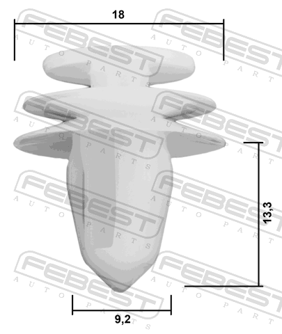 88570-132 - RETAINER CLIP