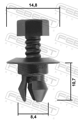 88570-166 - RETAINER CLIP