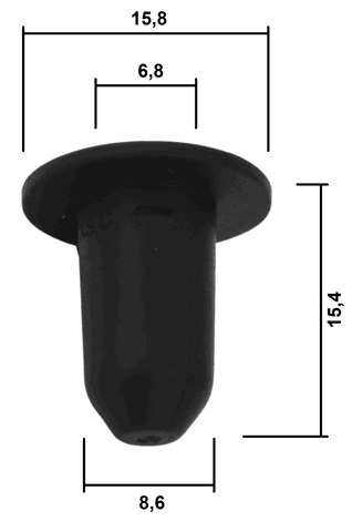 88570-168 - RETAINER CLIP