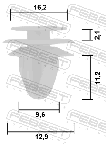 88570-229 - RETAINER CLIP