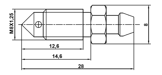 8870-006 - BLEEDER SCREW