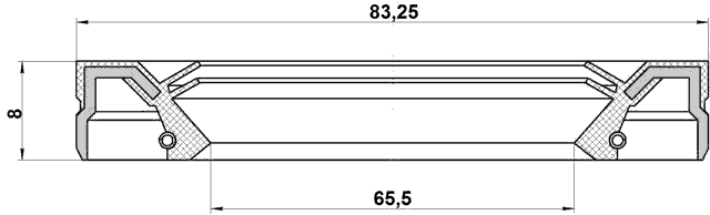 95IEY-67830808C - DRIVE SHAFT OIL SEAL 65.5X83.25X8X8