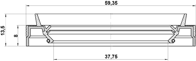 95JES-39590913X - DRIVE SHAFT OIL SEAL 37.75X59.35X8X13.5