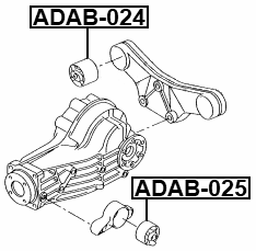ADAB-025 - REAR DIFFERENTIAL BUSHING