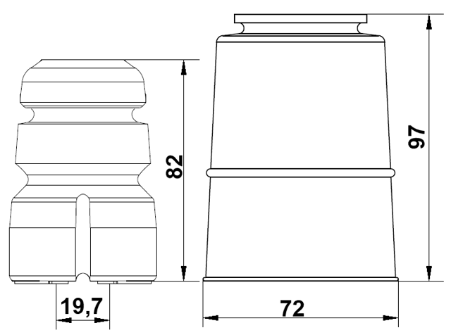 ADSHB-8K5F-KIT - BOOT WITH JOUNCE BUMPER FRONT SHOCK ABSORBER KIT
