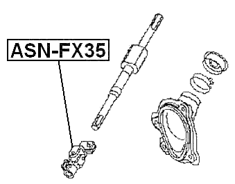 ASN-FX35 - LOWER INTERMEDIATE STEERING SHAFT