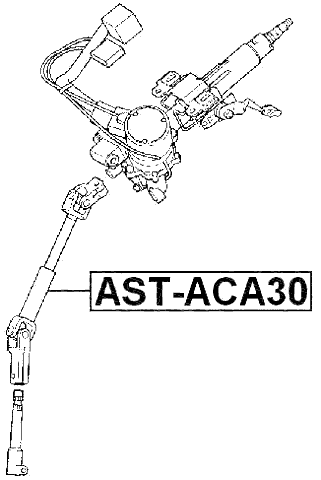 AST-ACA30 - UPPER INTERMEDIATE STEERING SHAFT