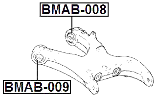 BMAB-009 - BUSHING, REAR LOWER CONTROL ARM