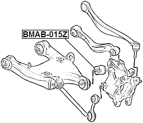BMAB-015Z - BUSHING, REAR LOWER CONTROL ARM