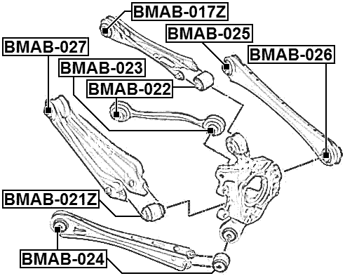 BMAB-024 - REAR KNUCKLE BUSHING