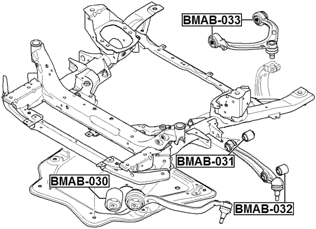 BMAB-033 - BUSHING, FRONT UPPER CONTROL ARM