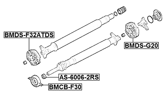BMDS-F32ATDS - DRIVE SHAFT COUPLING