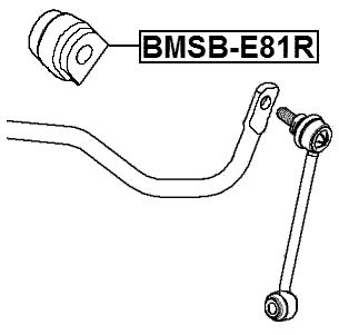 BMSB-E81R - REAR STABILIZER BAR BUSH D13