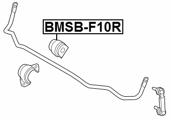 BMSB-F10R - REAR STABILIZER BAR BUSH D14