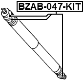 BZAB-047-KIT - BUSHING KIT, REAR SHOCK ABSORBER