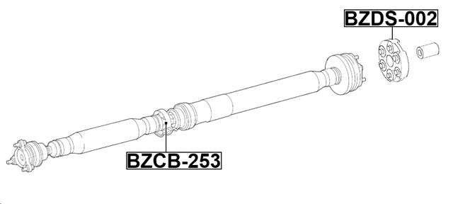 BZCB-253 - DRIVE SHAFT BEARING