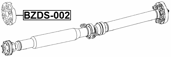 BZDS-002 - DRIVE SHAFT COUPLING