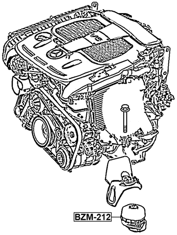 BZM-212 - FRONT ENGINE MOUNT
