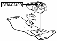 BZM-C240R - TRANSMISSION MOUNT (HYDRO)