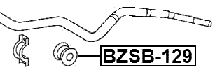 BZSB-129 - STABILIZER BAR BUSH