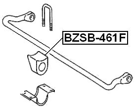 BZSB-461F - FRONT STABILIZER BAR BUSH