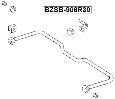 BZSB-906R30 - REAR STABILIZER BAR BUSH D30