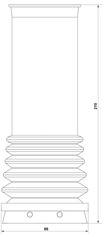BZSHB-906F-KIT - FRONT SHOCK ABSORBER BOOT