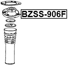 BZSS-906F - FRONT SHOCK ABSORBER MOUNTING