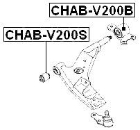 CHAB-V200S - FRONT BUSHING, FRONT CONTROL ARM