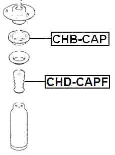 CHB-CAP - FRONT SHOCK ABSORBER BEARING